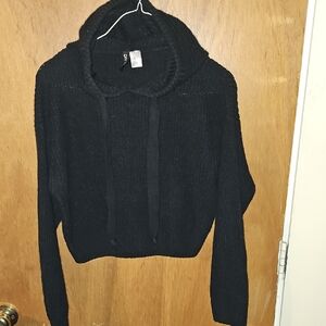 Black Knit Women's Sweater